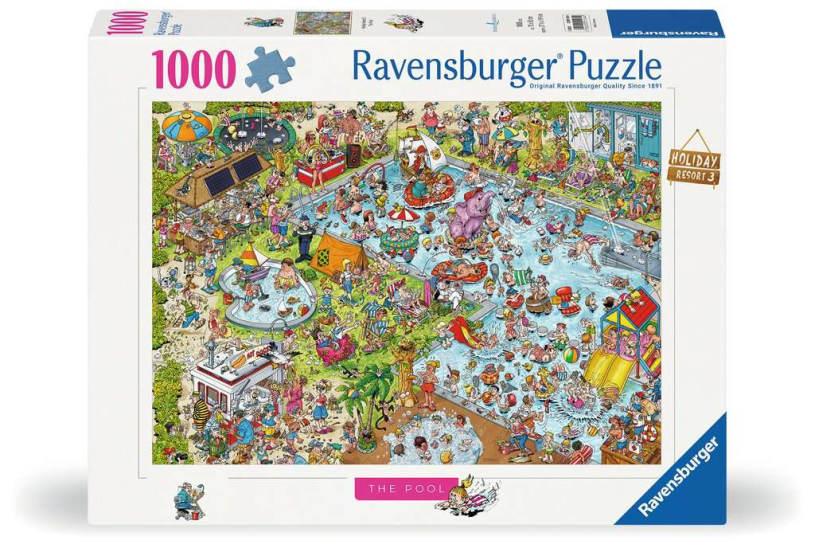 Puzzel 1000 st. Ray Comic Holiday resort 3: The Pool