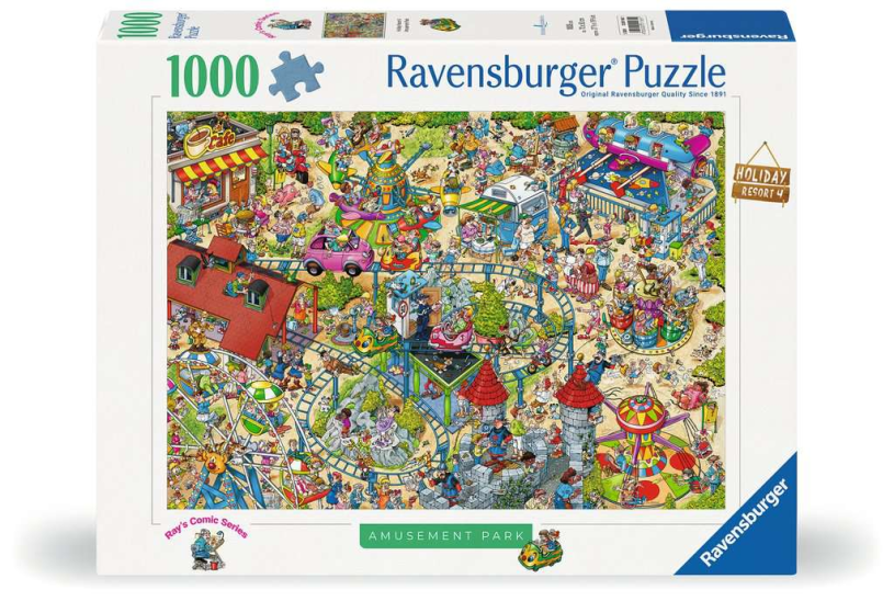 Puzzel 1000 st. Ray Comic Holiday resort 4: Amusement Park