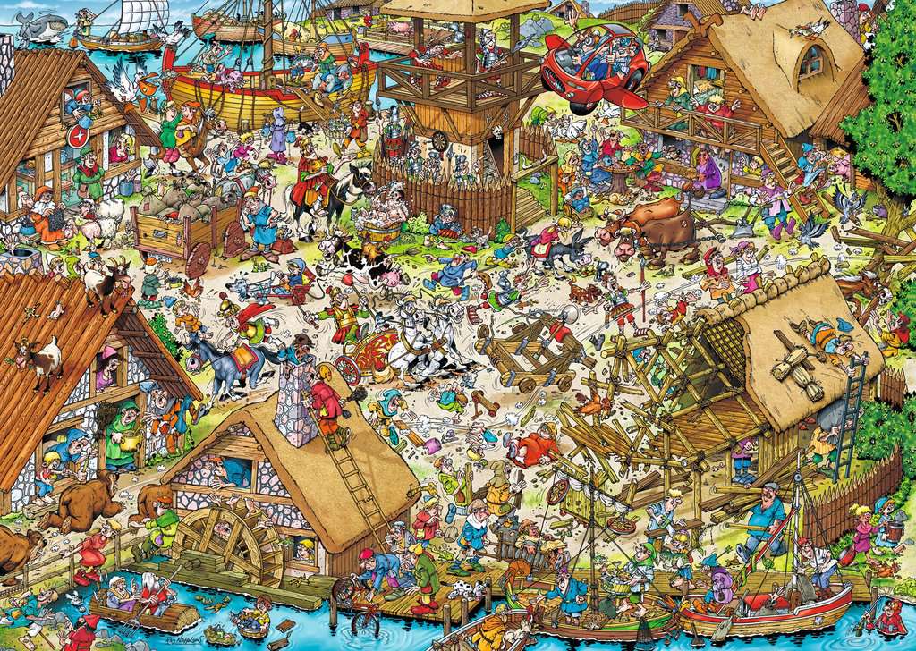 Puzzel 1000 st. Ray Comic Time Travel 1: Classical Era