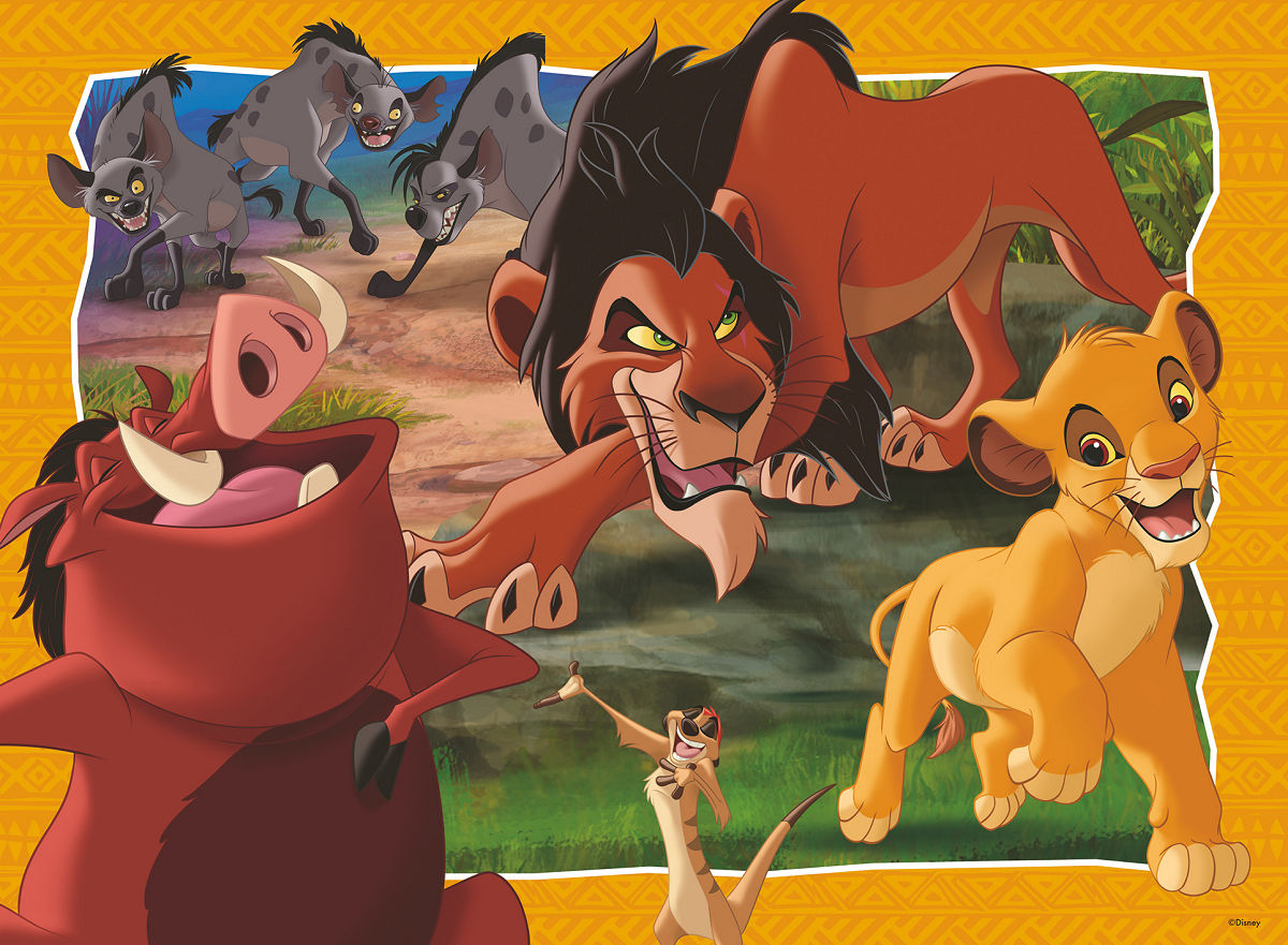 Puzzel 200 XXL Lion King