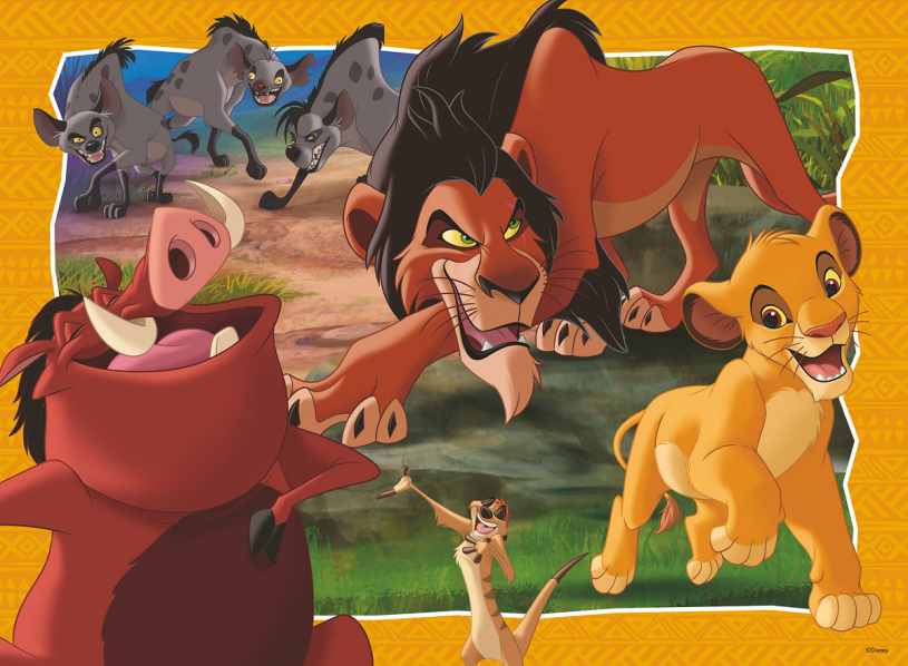 Puzzel 200 XXL Lion King