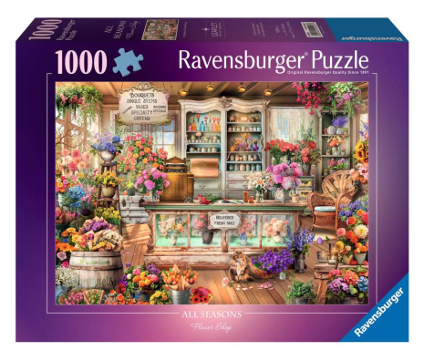 Puzzel 1000 stukjes - All seasons flowershop