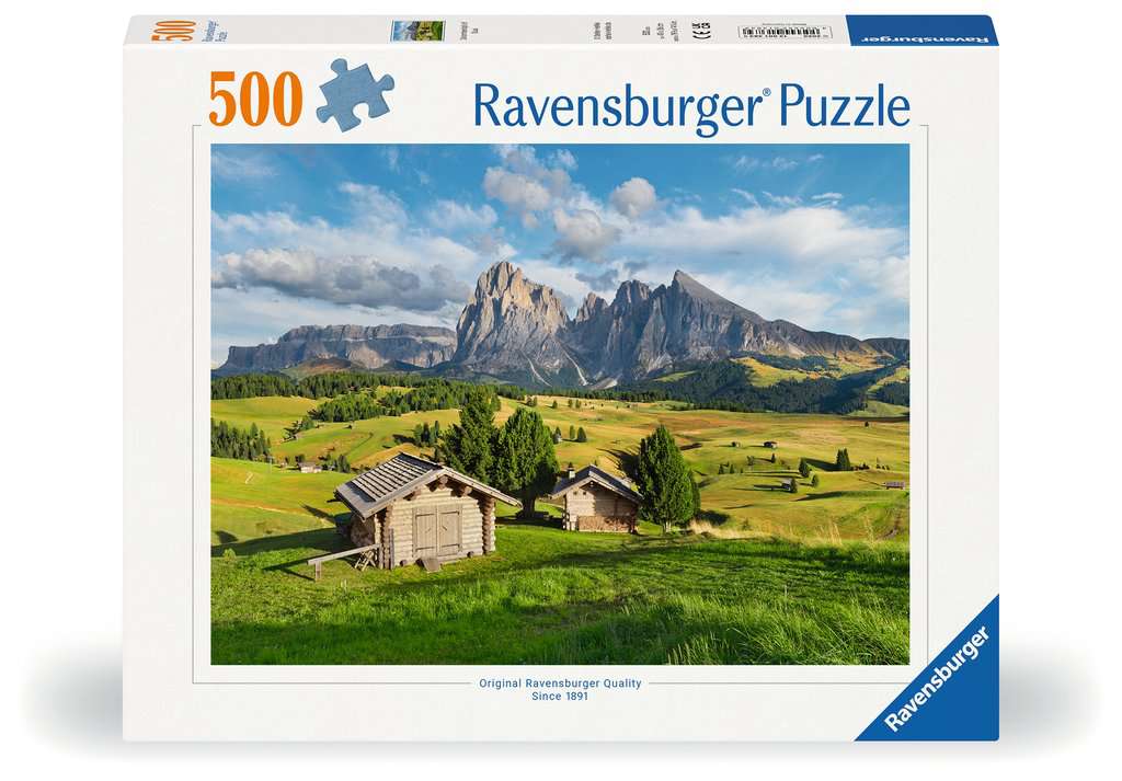 Puzzel 500 stukjes - Dolomitenidyll of Siusi