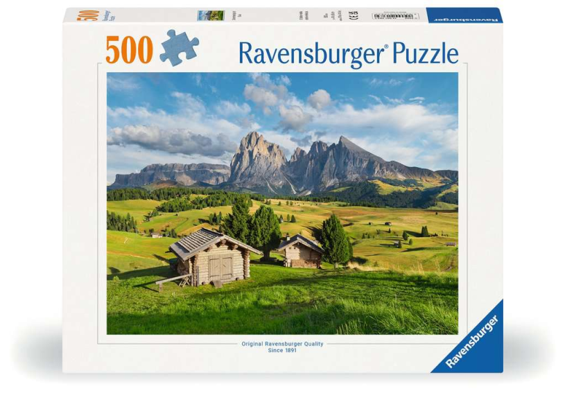 Puzzel 500 stukjes - Dolomitenidyll of Siusi