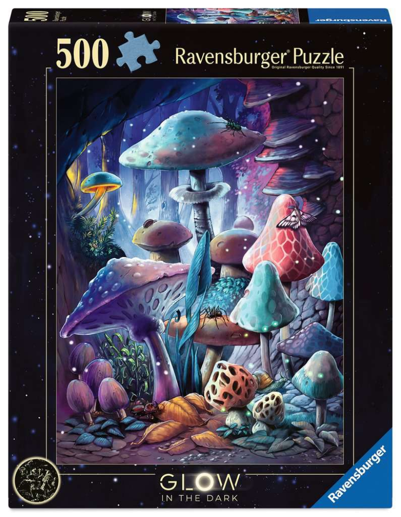 Puzzel 500 stukjes - Moonlight Mushrooms