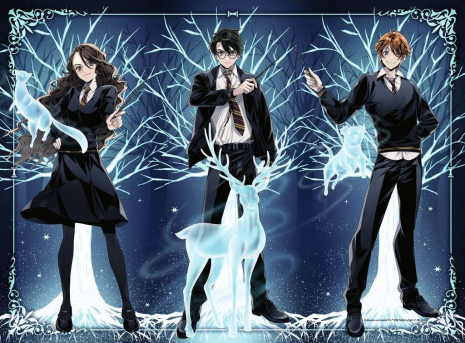 Puzzel 500 stukjes - Glow in the Dark Harry Potter