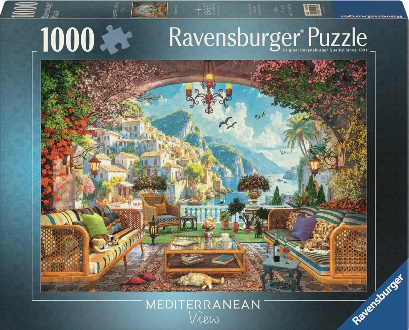 Puzzel 1000 stukjes - Mediterranean Terrace View