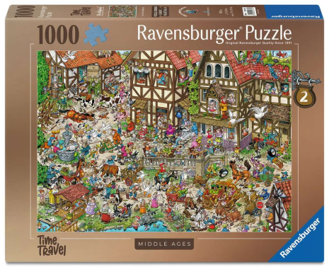 Puzzel 1000 st. Ray Comic Time Travel 2: Middle Ages