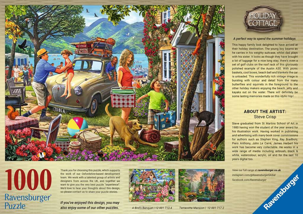 Puzzel 1000 stukjes - Holiday Cottage