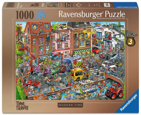 Puzzel 1000 st. Ray Comic Time Travel 2: Modern Time