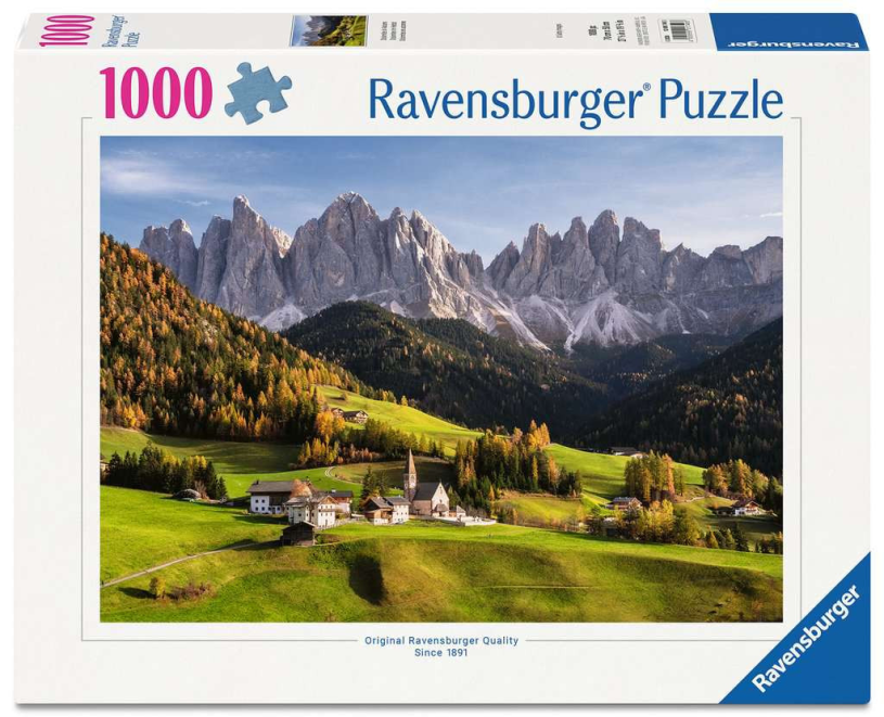 Puzzel 1000 stukjes - De Dolomieten in de herfst