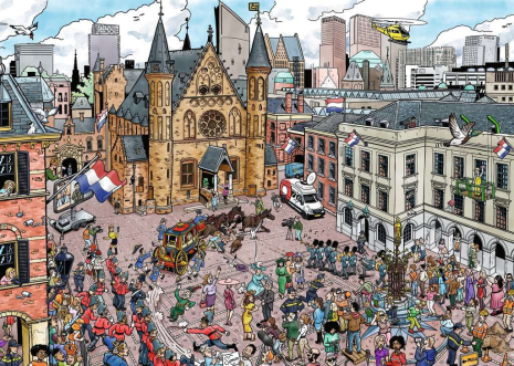 Puzzel 1000 stukjes Fleroux - Den Haag