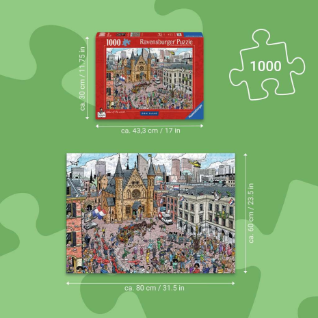 Puzzel 1000 stukjes Fleroux - Den Haag
