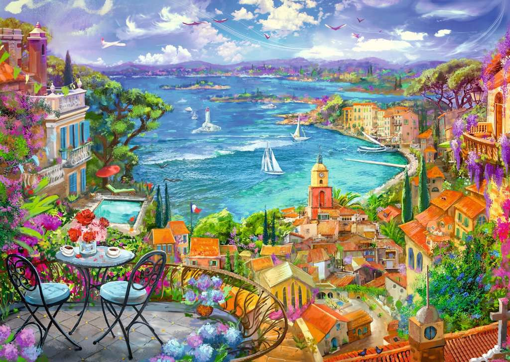Puzzel 1000 stukjes - St. Tropez