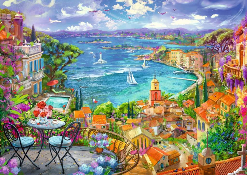 Puzzel 1000 stukjes - St. Tropez