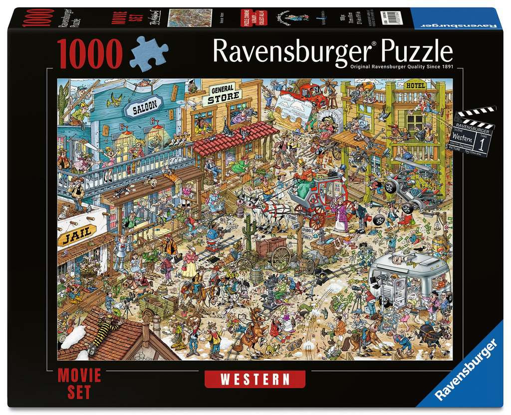 Puzzel 1000 st. Ray Comic Filmset 1 - Western
