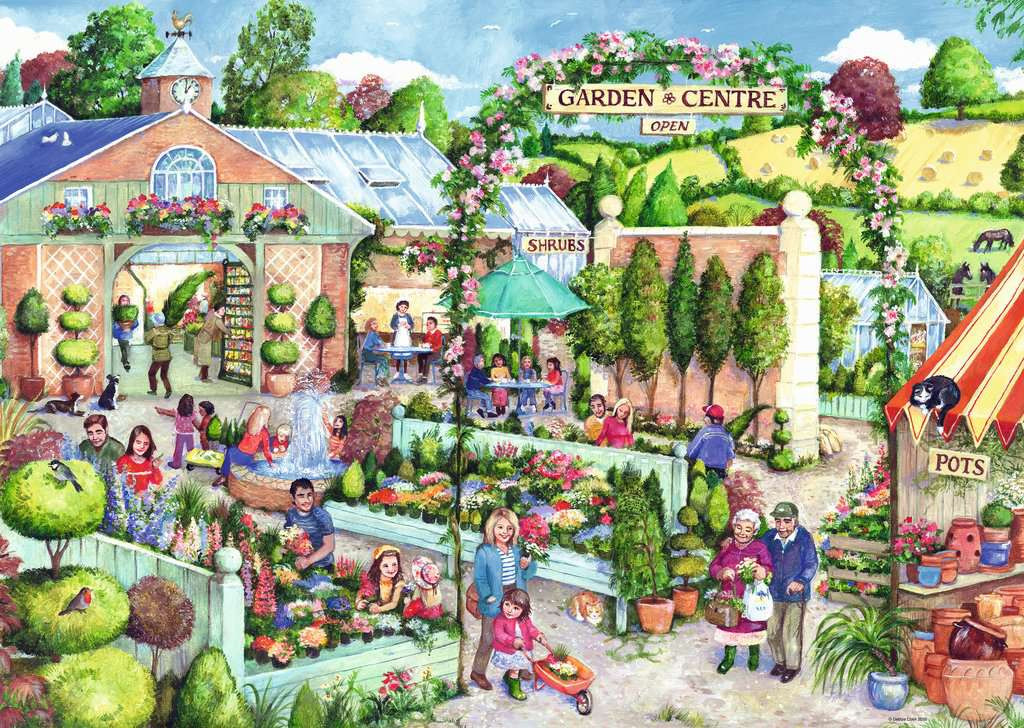 Puzzel 500 stukjes - Garden Centre in Bloom
