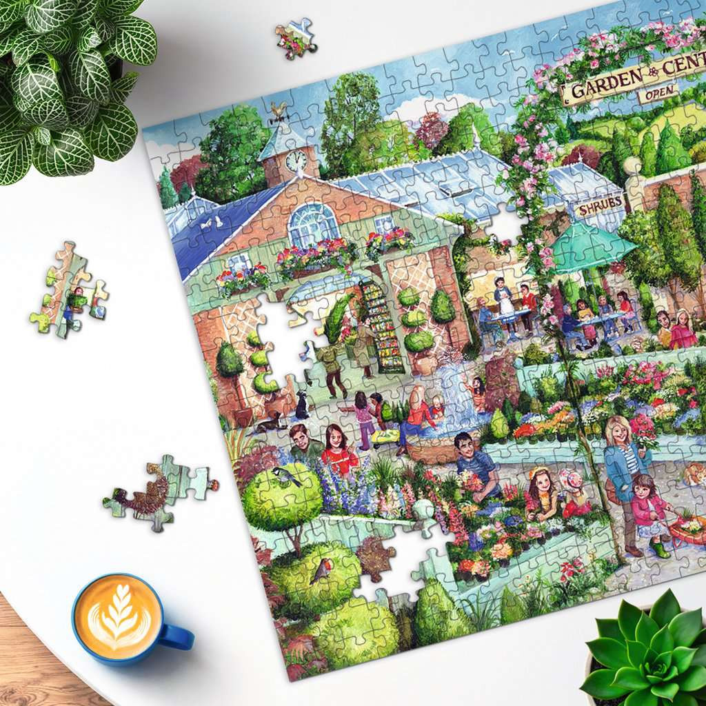 Puzzel 500 stukjes - Garden Centre in Bloom