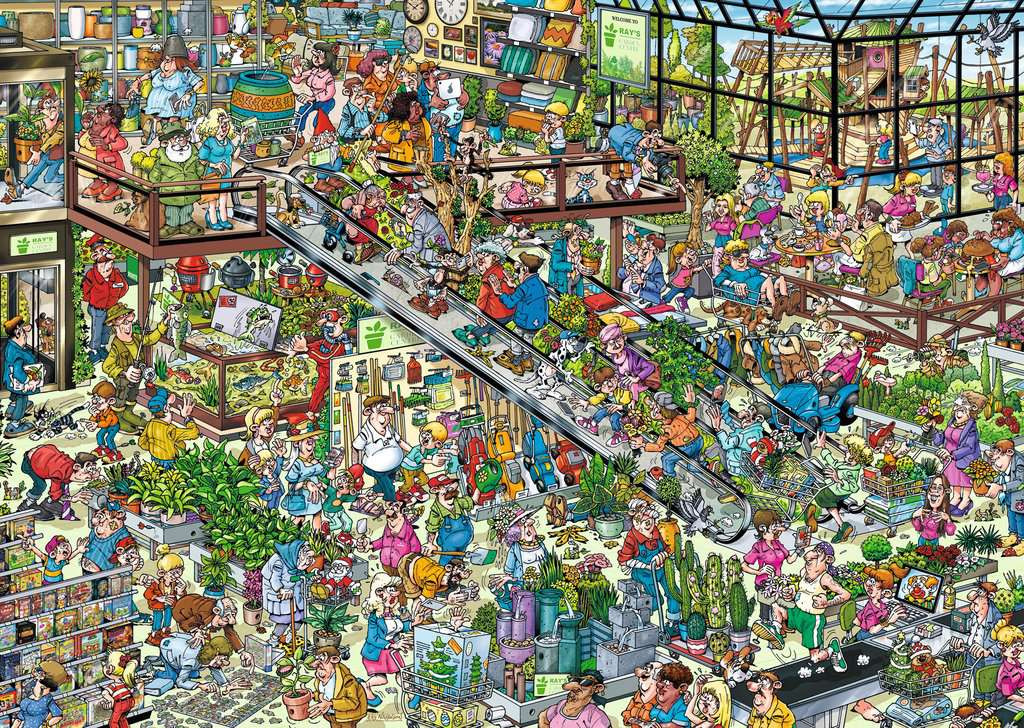 Puzzel 1000 st. Ray Comic The Gardencentre