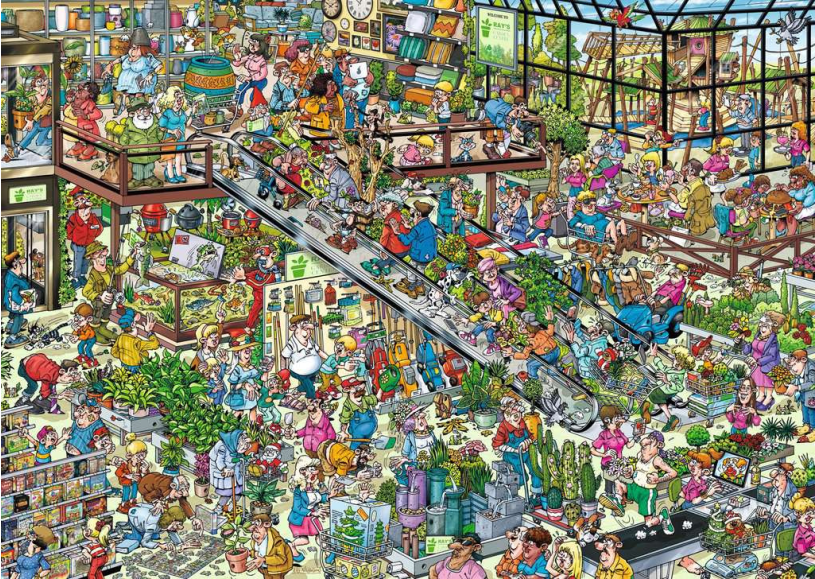 Puzzel 1000 st. Ray Comic The Gardencentre