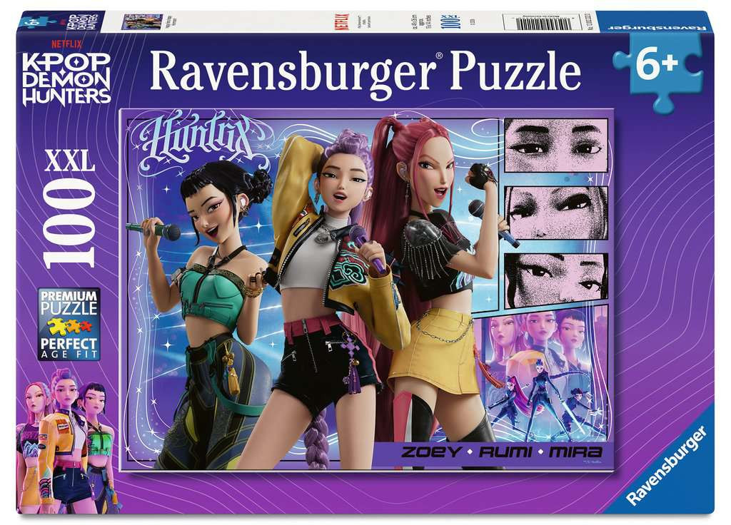 Puzzel 100 XXL K-pop Deamon Hunters: Happy fans, Honmoon!
