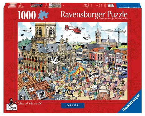 Puzzel 1000 stukjes Fleroux - Delft