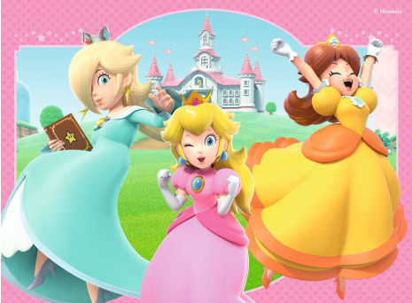 4 puzzels 12+16+20+24 stukjes - Super Mario