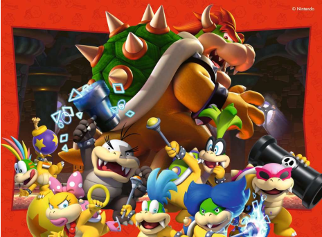 4 puzzels 12+16+20+24 stukjes - Super Mario