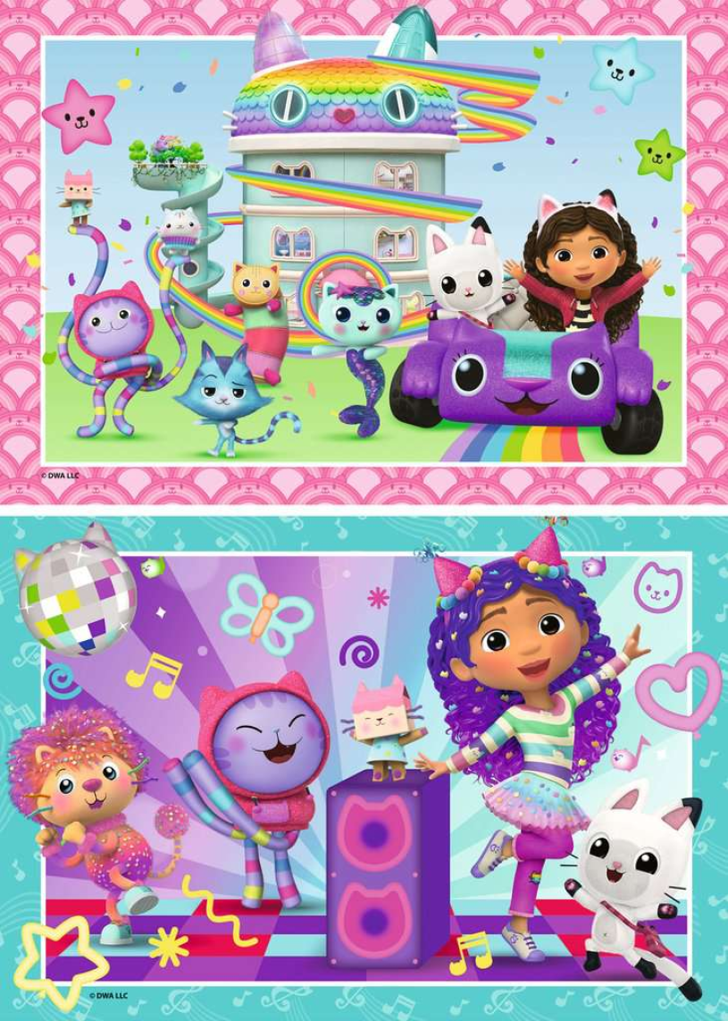Puzzel 2x24 stukjes - Gabby's Dollhouse