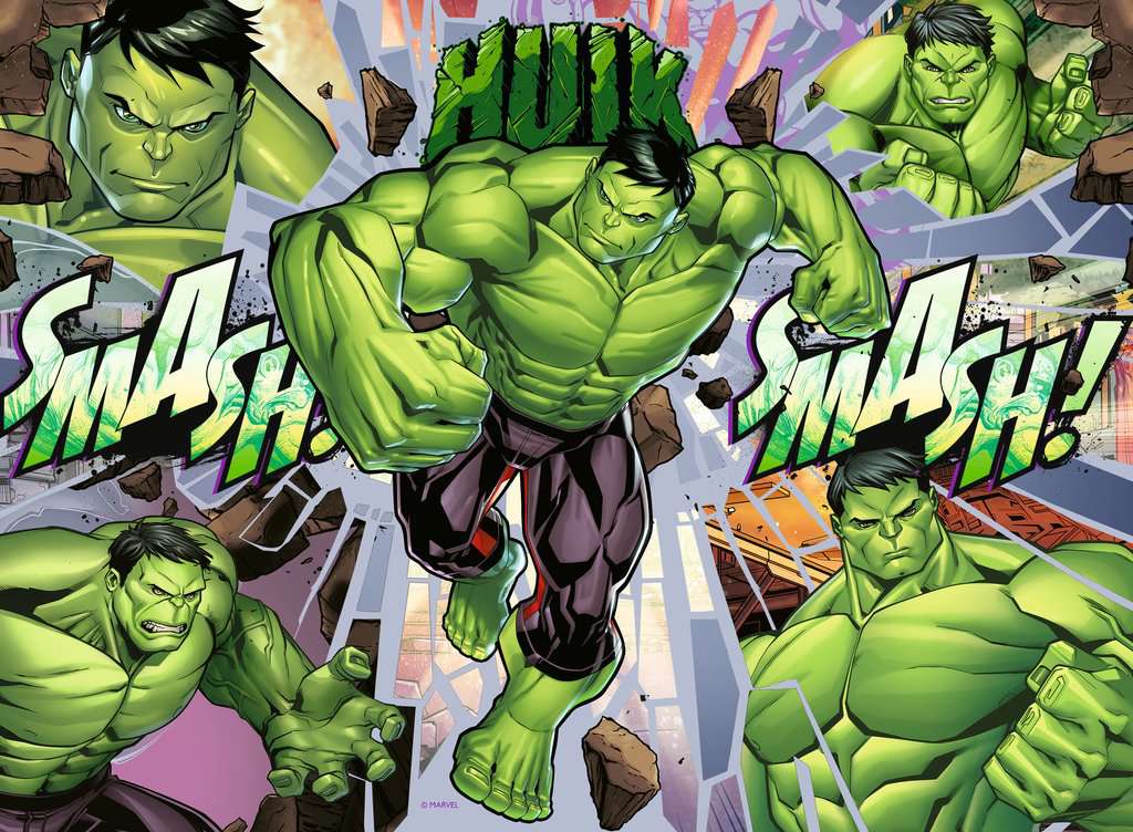 Puzzel 100 XXL - Marvel Hulk