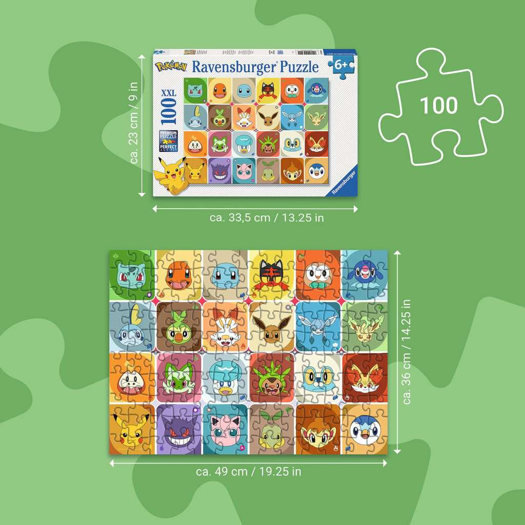 Puzzel 100 XXL - Pokémon