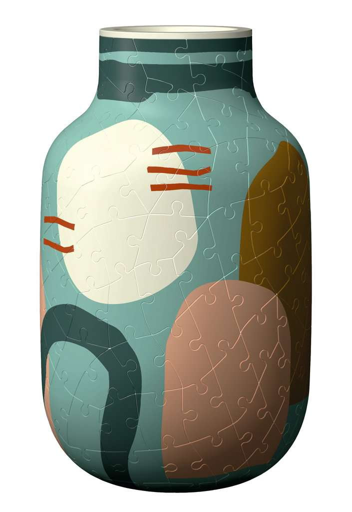 Puzzel 3D 162 stukjes - Vase Organic Sage
