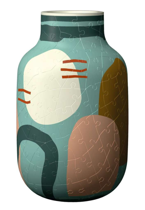 Puzzel 3D 162 stukjes - Vase Organic Sage