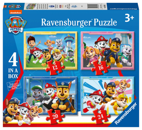 4 Puzzels Paw Patrol