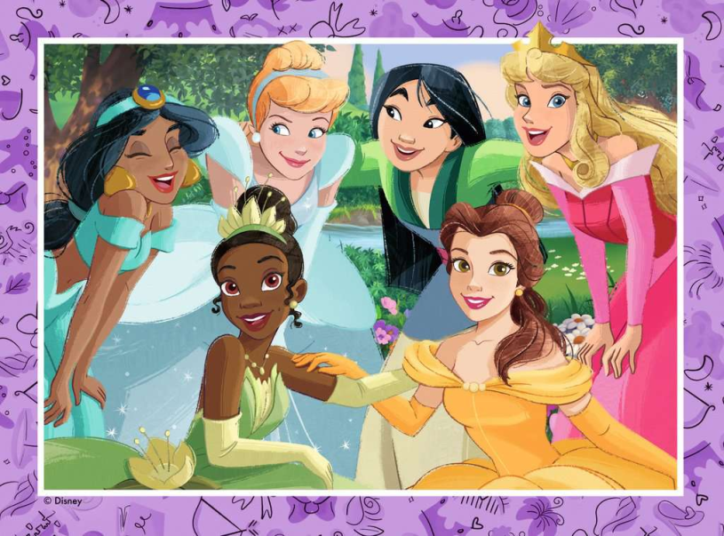 4 puzzels 12+16+20+24 stukjes - Disney Princess