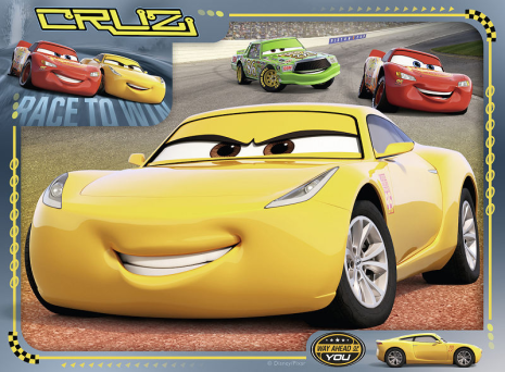 4 Puzzels Cars 3 Let's Race!