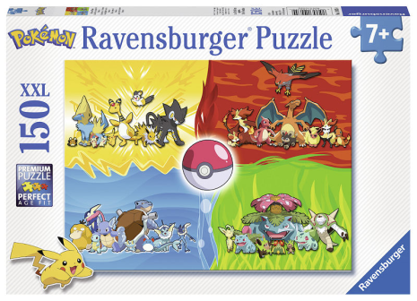 Puzzel 150 XXL Verschillende Pokemon