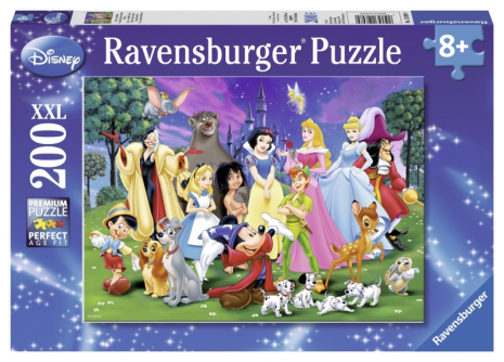 Puzzel 200stukjes xxl Disney's lievelingen