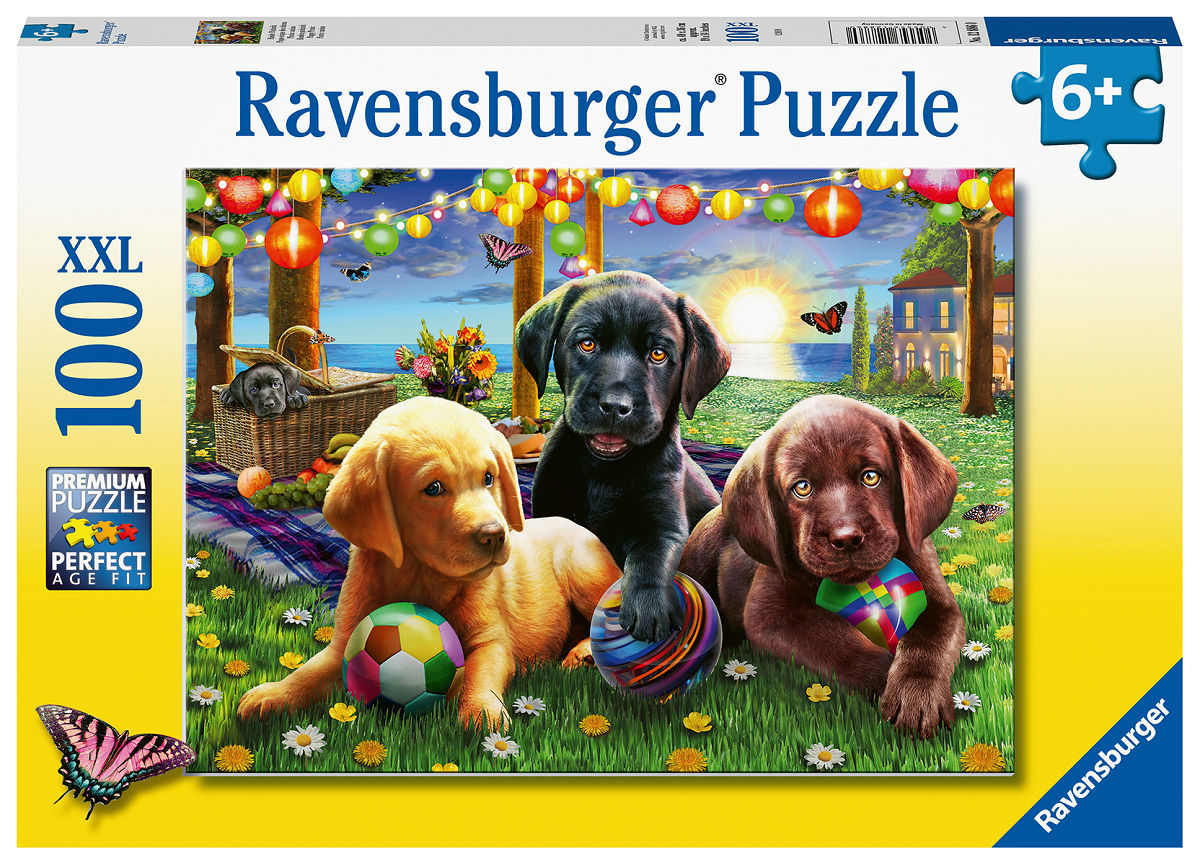 Puzzel 100 XXL Honden picknick