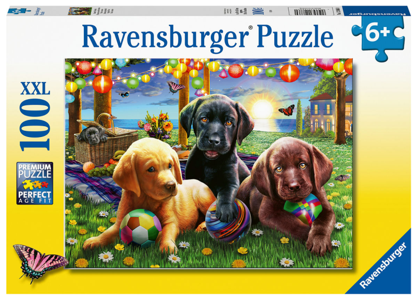 Puzzel 100 XXL Honden picknick
