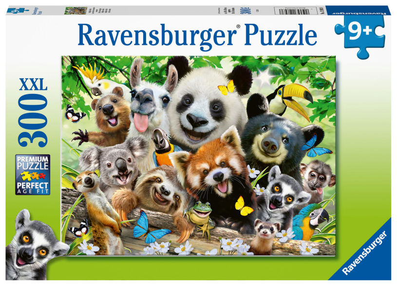 Puzzel 300 stukjes Wildlife Selfie