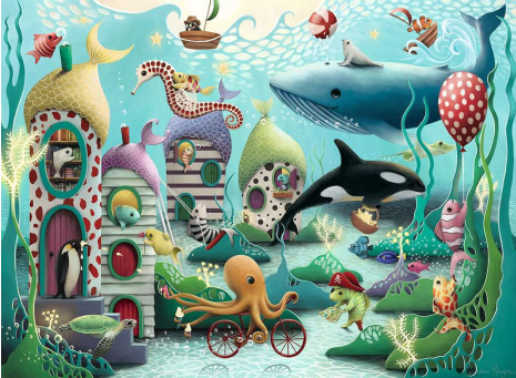 Puzzel 100 XXL Magische onderwaterwereld