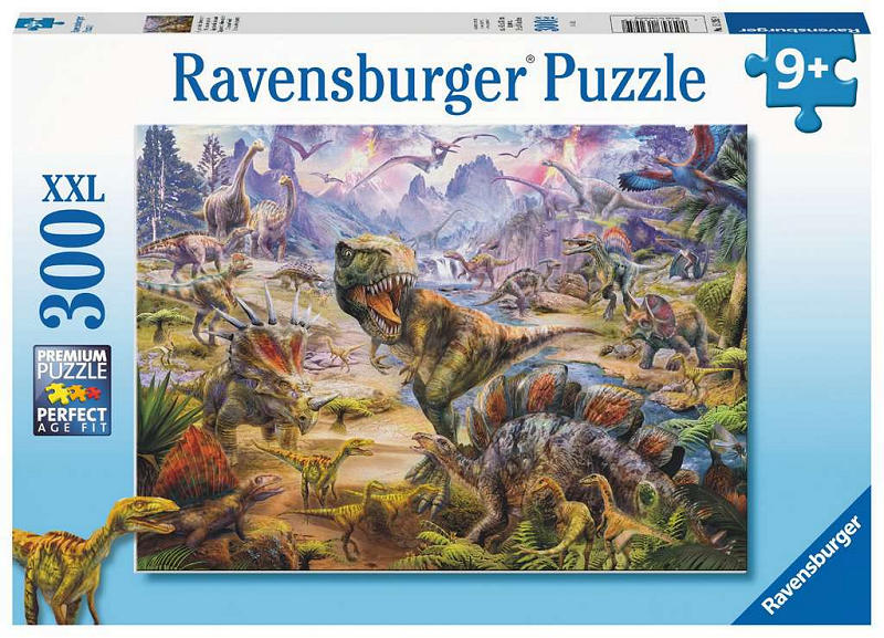 Puzzel 300 stukjes Gigantische dinosauriërs