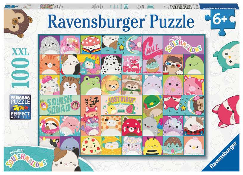 Puzzel 100 XXL Squismallows