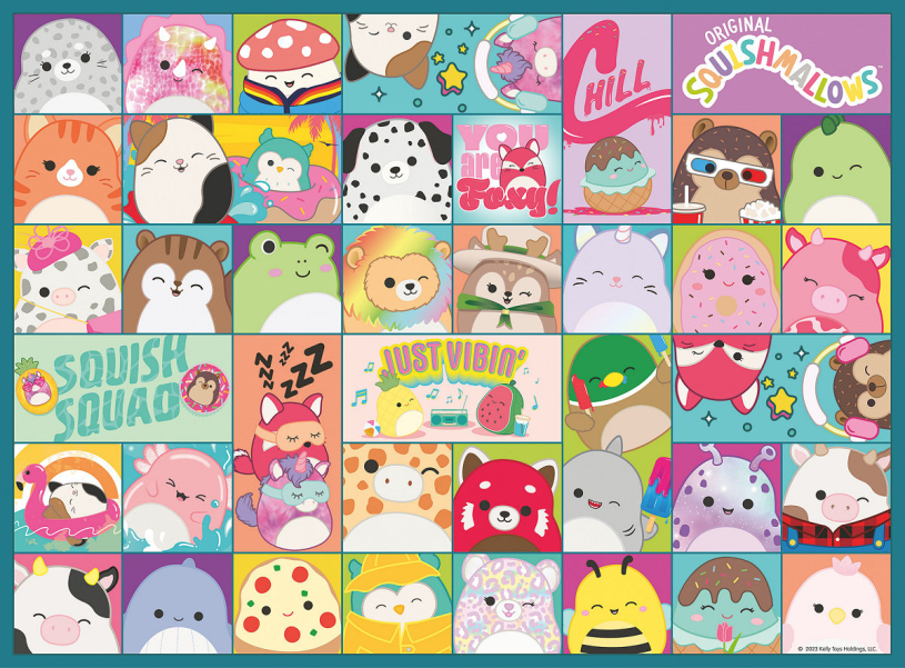 Puzzel 100 XXL Squismallows
