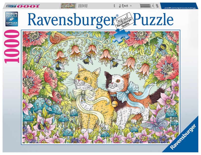Puzzel 1000 stukjes Kattenvriendschap