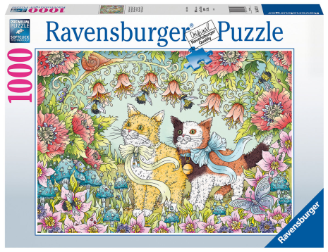 Puzzel 1000 stukjes Kattenvriendschap