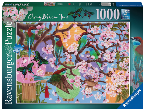 Puzzel 1000 stukjes Kersenboom in bloei