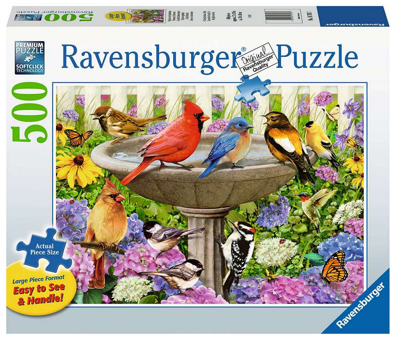 Puzzel 500 stukjes The Birdbath