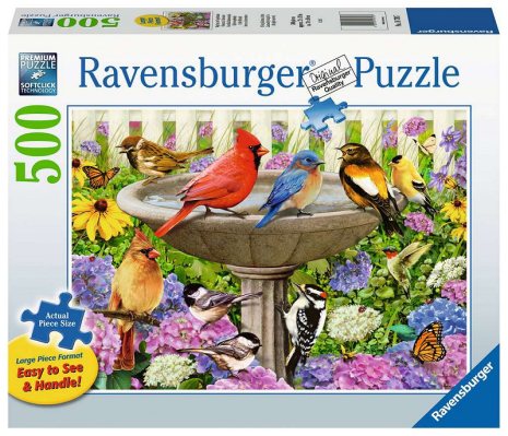 Puzzel 500 stukjes The Birdbath